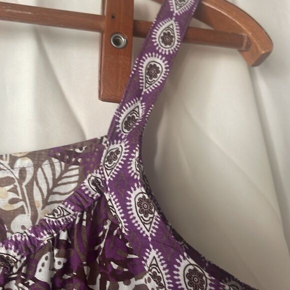 Great cotton sundress. Beautiful print. NWT so pretty! - Picture 5 of 7